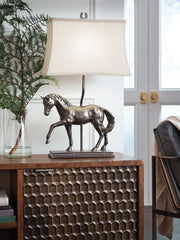 Sandorman - Poly Table Lamp - Bronze Finish - R&R Furniture Gallery (Fountain Valley, CA)