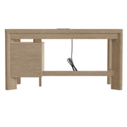 Desk - Tan - Wood - R&R Furniture Gallery (Fountain Valley, CA)