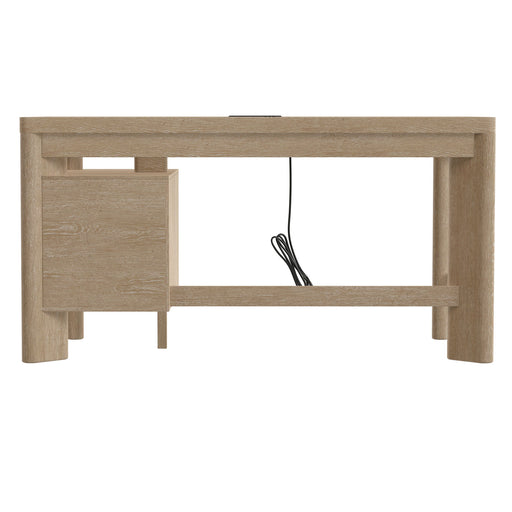 Desk - Tan - Wood - R&R Furniture Gallery (Fountain Valley, CA)
