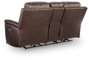 Bleckley - Power Reclining Loveseat With Console / Adjustable Headrest - R&R Furniture Gallery (Fountain Valley, CA)
