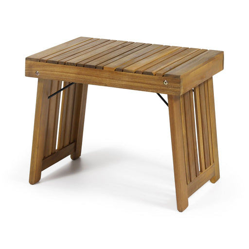 Temptation - Outdoor Foldable Side Table With Slat Design - R&R Furniture Gallery (Fountain Valley, CA)