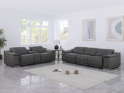 9762 - 6-Piece Modular Power Reclining Sofa And Console Loveseat Set With 5 Power Recliners In - R&R Furniture Gallery (Fountain Valley, CA)