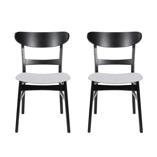 Mid Century Dining Chairs With Cushioned Seats And Wood Frame (Set of 2) - R&R Furniture Gallery (Fountain Valley, CA)