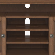 Amherst - TV Media Stand - Rustic Natural Aged Brown - R&R Furniture Gallery (Fountain Valley, CA)