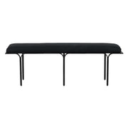 Bryn - Linen Bench - Black - R&R Furniture Gallery (Fountain Valley, CA)