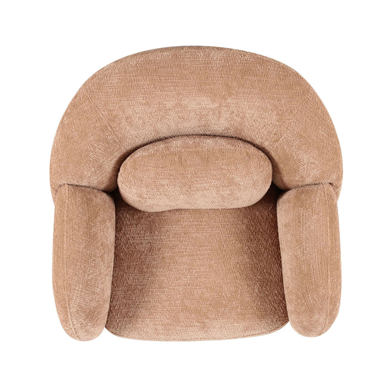 Misty - Knubby Fabric Accent Chair