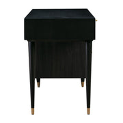 TOV Furniture Sierra writing desk with a sleek wooden surface and modern design, suitable for home or office workspace.