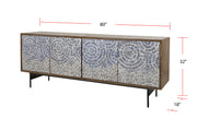 Crossings - Console - Coconut Shell - R&R Furniture Gallery (Fountain Valley, CA)