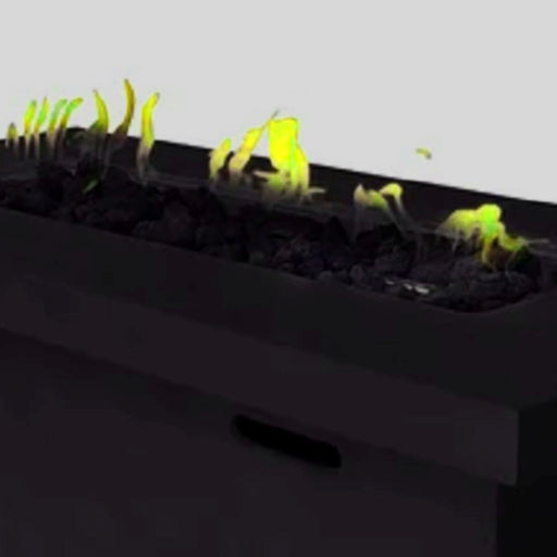 Reinforced Propane Outdoor Fire Pit Table Durable Construction - Charcoal - R&R Furniture Gallery (Fountain Valley, CA)