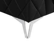 1140 - Top Grain Italian Leather Living Room Set - Black - R&R Furniture Gallery (Fountain Valley, CA)