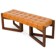 Riley - Bench - Brown / Rustic / Tan - R&R Furniture Gallery (Fountain Valley, CA)