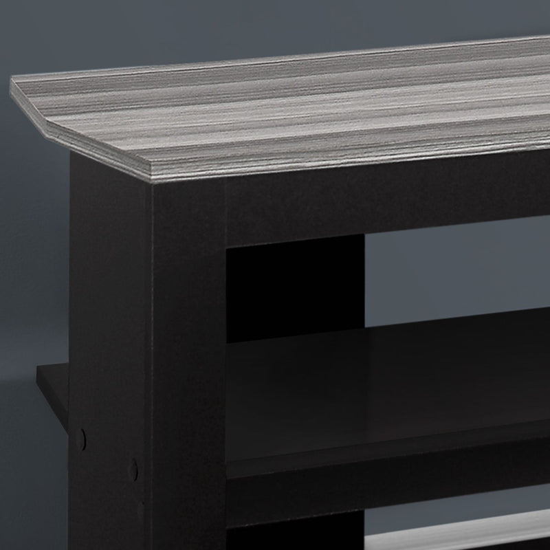 TV Stand, Console, Media Entertainment Center, 3 Storage Shelves - R&R Furniture Gallery (Fountain Valley, CA)