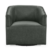 Classic Home Vernon swivel chair with a plush upholstered seat, wooden legs, and a modern design for comfortable seating.