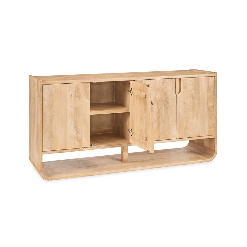 Laguna - 4 Door Buffet - Natural Maple - R&R Furniture Gallery (Fountain Valley, CA)