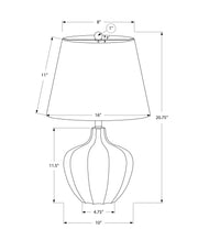 Resin Transitional Lighting, Table Lamp - Cream - R&R Furniture Gallery (Fountain Valley, CA)