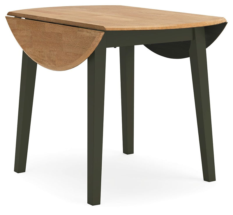 Gesthaven - Round Dining Room Drop Leaf Table Set - R&R Furniture Gallery (Fountain Valley, CA)