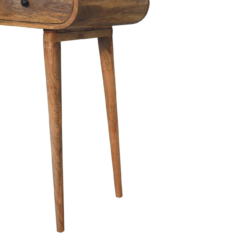 Writing Desk, Curved - Chestnut - R&R Furniture Gallery (Fountain Valley, CA)