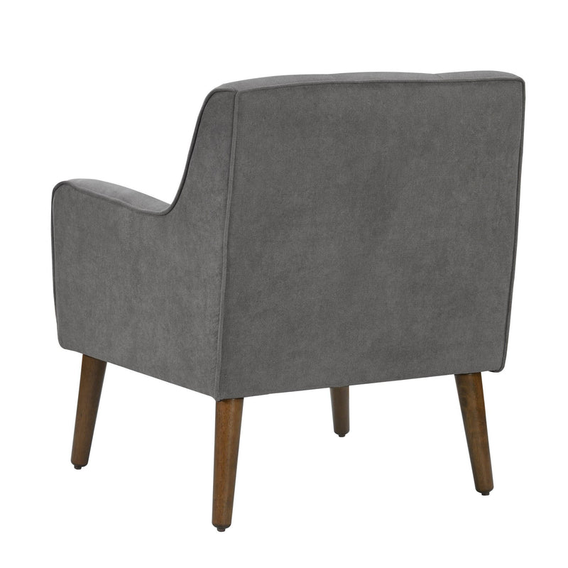 Ryder - Mid Century Modern Woven Fabric Tufted Armchair - R&R Furniture Gallery (Fountain Valley, CA)