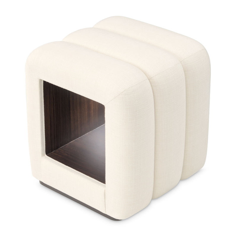 Belmont Place - Vanity Bench - Cream / Espresso - R&R Furniture Gallery (Fountain Valley, CA)