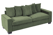 Luxe Sofa With 5 Matching Toss Pillows, Sleek Design, Spacious And Comfortable 3 Seater Couch - R&R Furniture Gallery (Fountain Valley, CA)