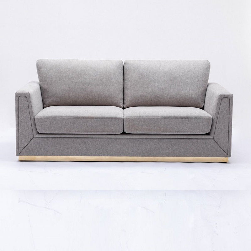 Valin - Sofa - Gray Linen - R&R Furniture Gallery (Fountain Valley, CA)