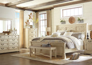 Bolanburg - Large UPH Dining Room Bench - Beige - R&R Furniture Gallery (Fountain Valley, CA)