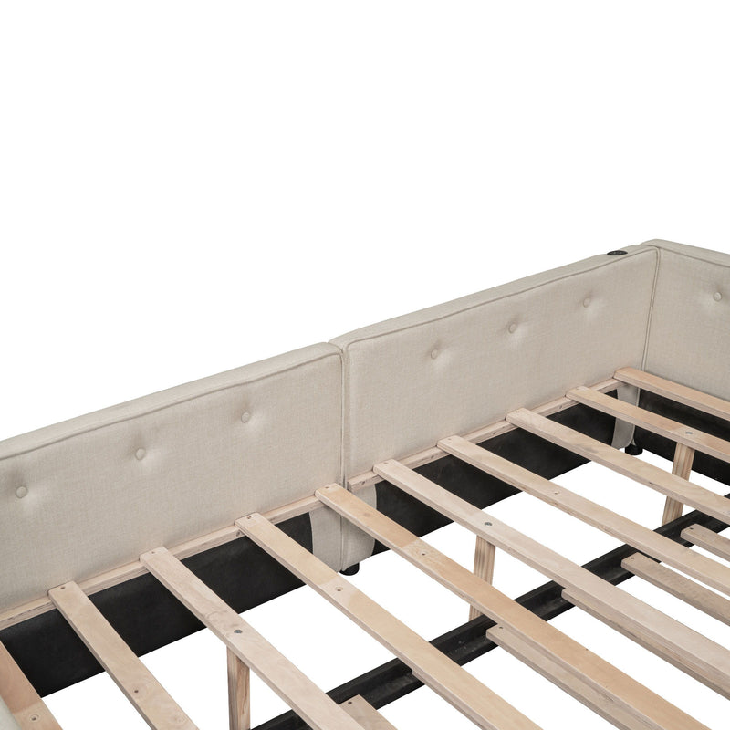 Platform Bed With USB Ports - R&R Furniture Gallery (Fountain Valley, CA)