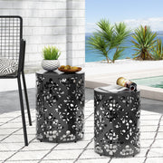 Outdoor Metal Modern Design End Table - R&R Furniture Gallery (Fountain Valley, CA)