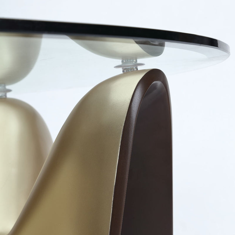 Houston - Cocktail Table - Brushed Gold - R&R Furniture Gallery (Fountain Valley, CA)