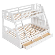 Bunk Bed With Drawers, Ladder And Storage Staircase - R&R Furniture Gallery (Fountain Valley, CA)