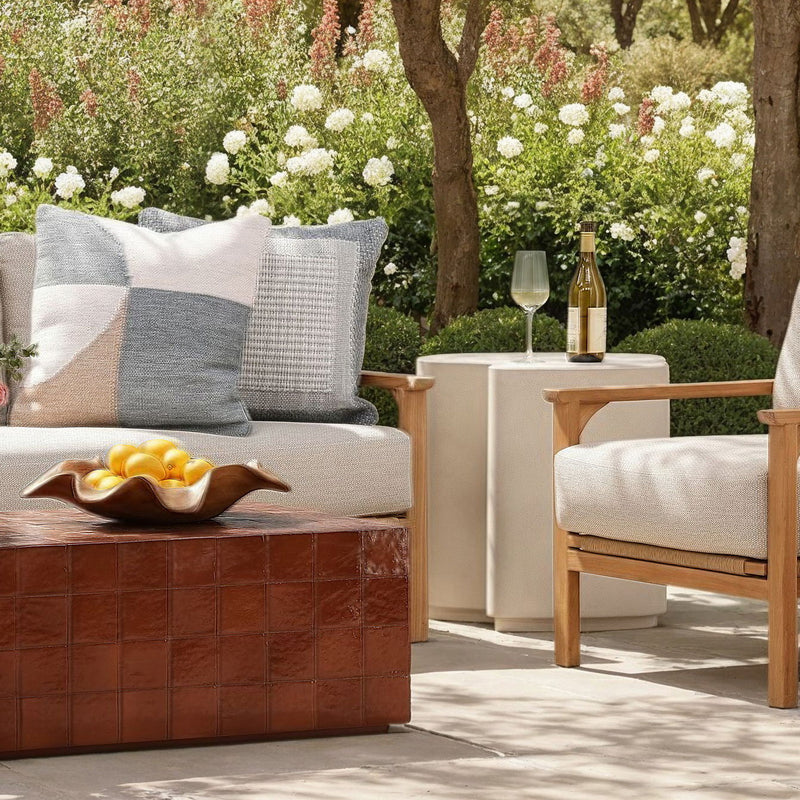 Mava - Outdoor End Table - Natural