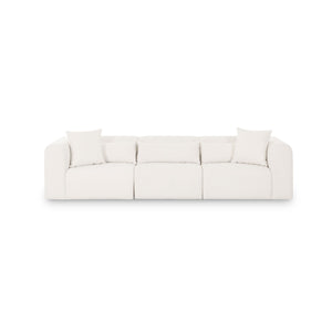 Tarra - Chenille Modular Sofa - Cream