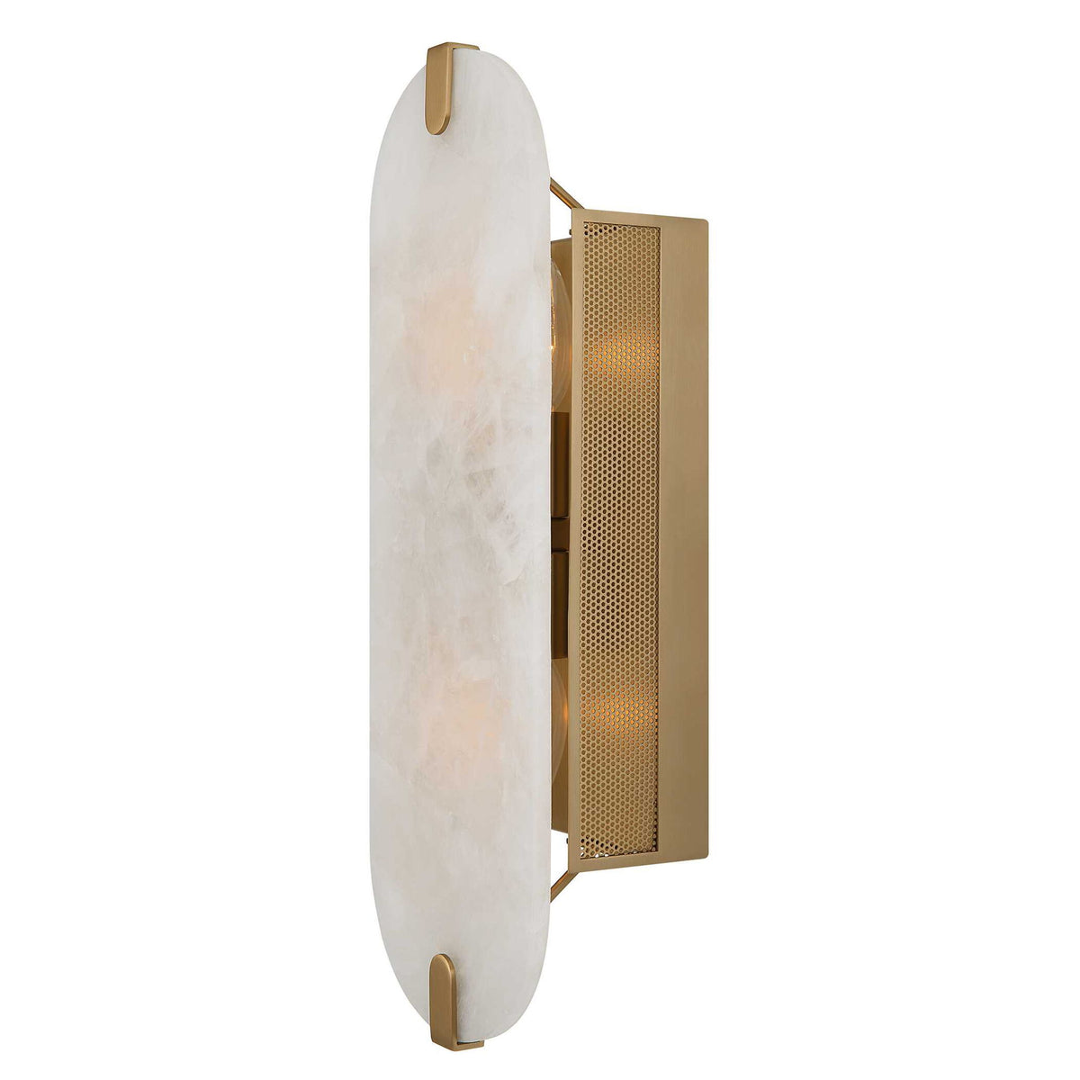 Lustrous - 2 Light Sconce - Brass