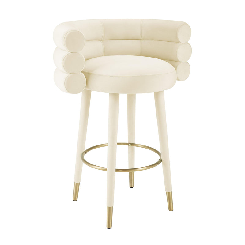 Betty - Velvet Barstool - R&R Furniture Gallery (Fountain Valley, CA)