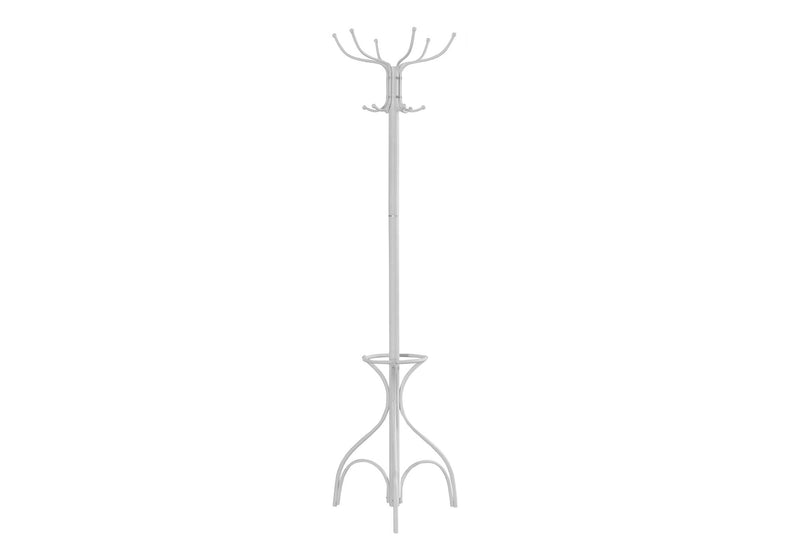 Coat Rack, Hall Tree, Free Standing, 12 Hooks, Entryway, 70"H, Umbrella Holder, Contemporary & Modern - R&R Furniture Gallery (Fountain Valley, CA)