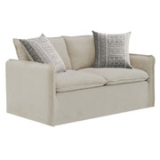 Upendo - Loveseat With 2 Pillows - Beige Linen - R&R Furniture Gallery (Fountain Valley, CA)