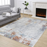 Loft Shag - 7'10" X 9'10" Shaggy Area Rug - Gray, Polypropylene - R&R Furniture Gallery (Fountain Valley, CA)