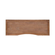Brown Jennifer Taylor Home Dauphin 3 Drawer Executive Desk with sleek wooden finish and spacious work surface.
