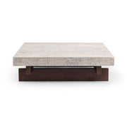 Alysa - Square Coffee Table - Riverstone Blend - R&R Furniture Gallery (Fountain Valley, CA)