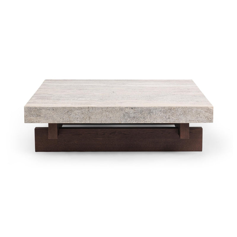 Alysa - Square Coffee Table - Riverstone Blend - R&R Furniture Gallery (Fountain Valley, CA)