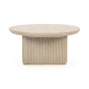 Vander - Solid Wood Round Coffee Table - R&R Furniture Gallery (Fountain Valley, CA)