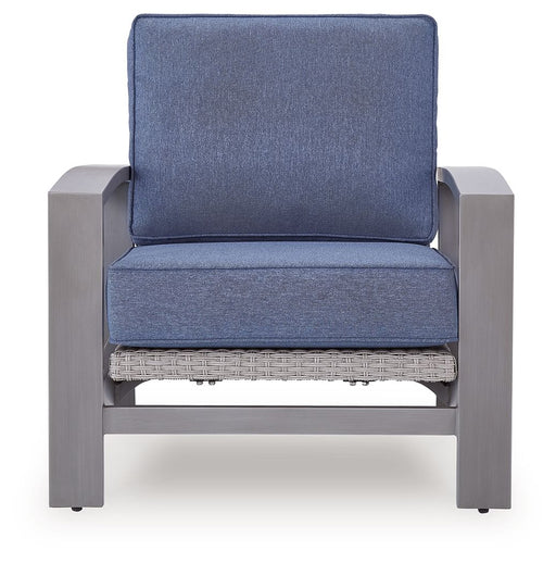 Half Moon Beach - Spring Lounge Chair - Blue / Gray - R&R Furniture Gallery (Fountain Valley, CA)