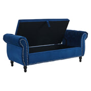 Luxurious Multifunctional Storage Ottoman Bench With Pillow - R&R Furniture Gallery (Fountain Valley, CA)