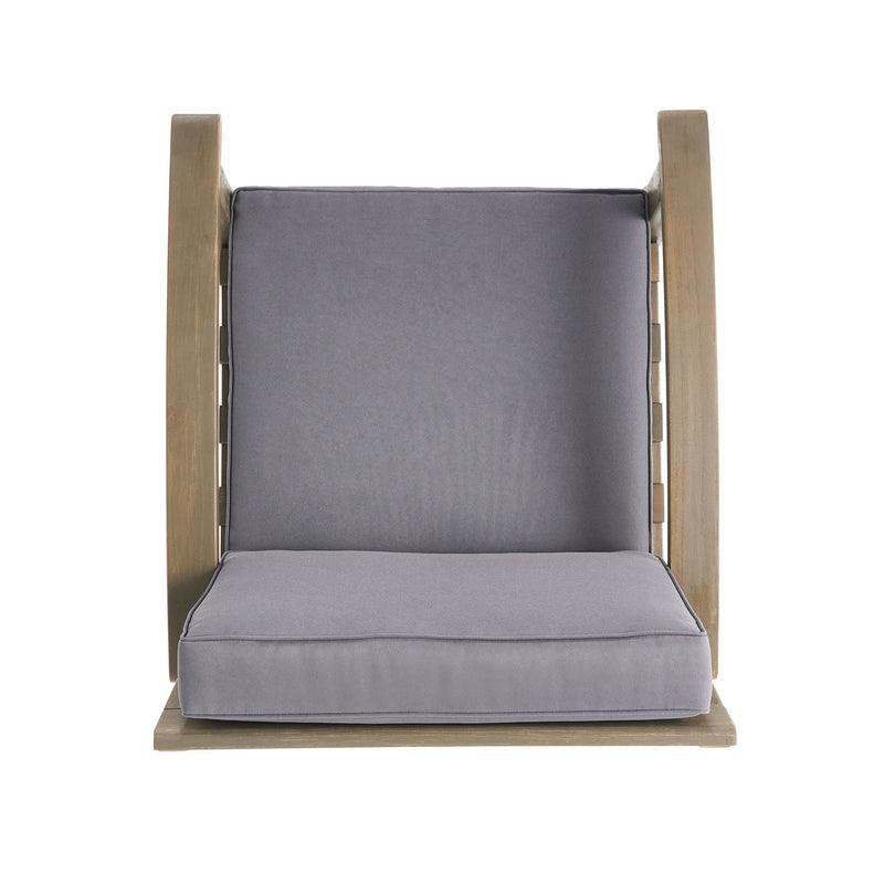 Peyton Club Chair Outdoor Seating Acacia Wood 32.25 X 28.00 X 31.25" - R&R Furniture Gallery (Fountain Valley, CA)