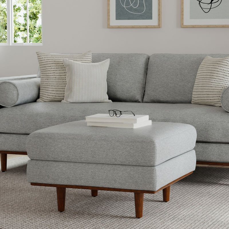 Morrison - Handcrafted Ottoman - R&R Furniture Gallery (Fountain Valley, CA)