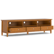 Warm Shaker - Handcrafted Low TV Media Stand - R&R Furniture Gallery (Fountain Valley, CA)