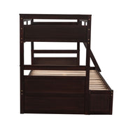 DreamHaus bunk bed with integrated storage drawers and safety rails, ideal for space-saving bedroom furniture.