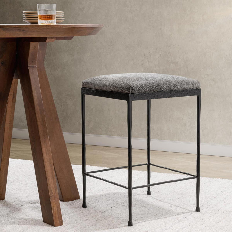 Bose - Hide 26" Counter Stool - R&R Furniture Gallery (Fountain Valley, CA)
