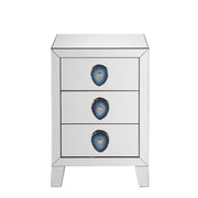 Filip - Accent Table - Mirrored & Faux Agate - R&R Furniture Gallery (Fountain Valley, CA)