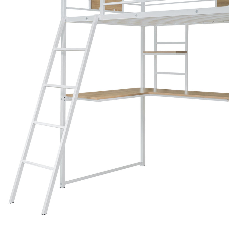 Loft Bed With L Shape Desk And Wardrobe - R&R Furniture Gallery (Fountain Valley, CA)